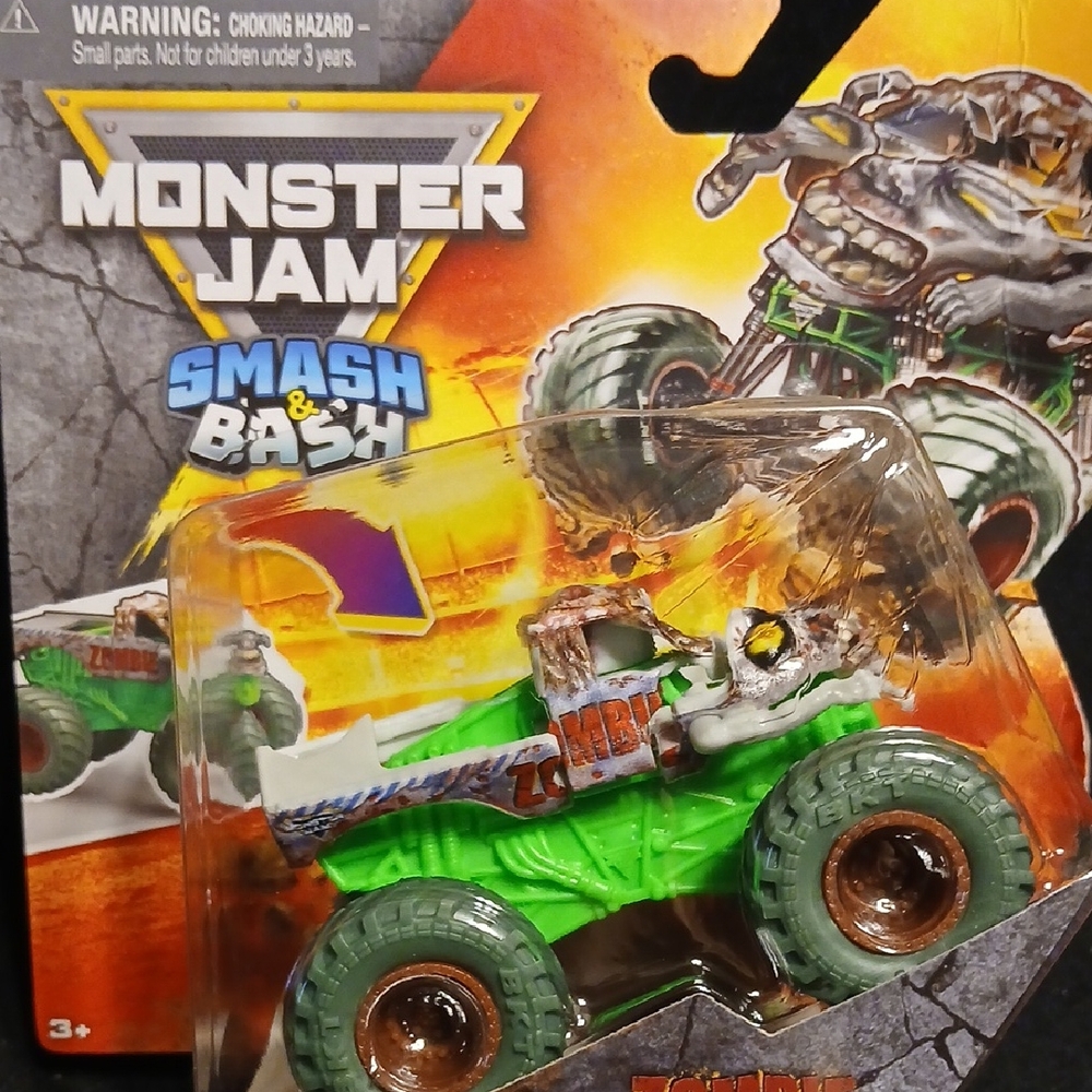Monster Jam Smash & Bash Zombie Truck - Green